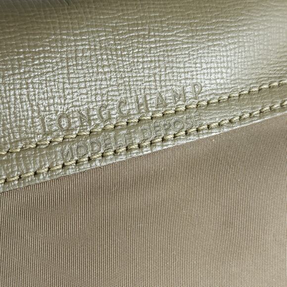 Longchamp Le Pliage Néo Nylon Green Medium Top Handle Travel Tote Purse Handbag - Picture 11 of 16